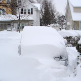 If I hadn't brushed up against the car and exposed a headlight, you could have mistaken it for a snow drift