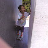 Eidan on the Awakening statue at Villanova