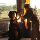 Kai in a magic show at Carnegie Abbey