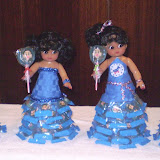 Democratic dolls with Obama candies, by Teana Allen