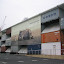 The Ashes and Snow photography exhibition at Odaiba, housed in a temporary structure made from shipping containers