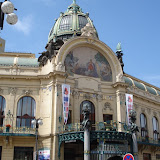 The art nouveau Municipal House, home to Prague's largest concert hall