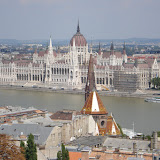 The Parliament building, on the shore of the Danube