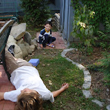 ...they shoot you (Eidan and his cousin Robbie)
