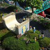 A halfpipe just outside of Venice, MiniLand