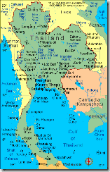 map thai