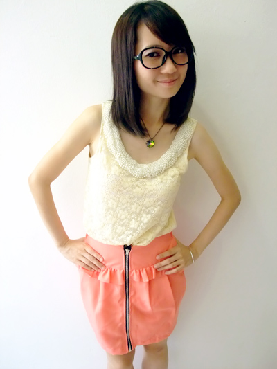 Peachy Peplum