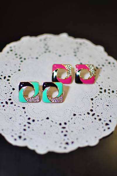 Sindy Square Earrings