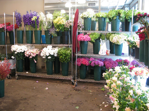 The flower market is a great source for flowers.