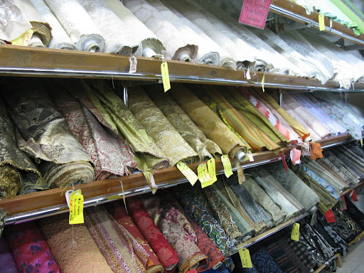 My favorite part of Elegant is their precut fabric samples.  I collected some beautiful swatches for a future craft project.