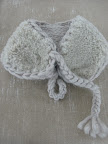 For keeping little ones warm in winter weather—Silke’s beautiful knitted collars.