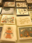 Colorful and festive holiday card sets and thank you notes by Rifle Paper.