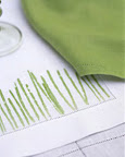 Pounded grass place mats