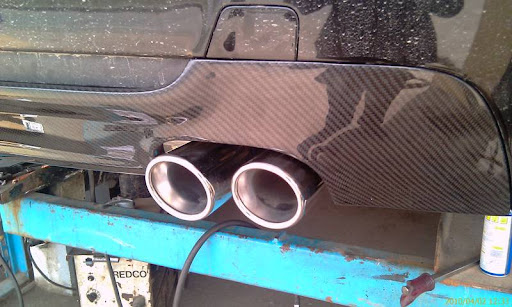 My E93 330i M-tech Exhaust Mod My E93 330i M-tech Exhaust Mod