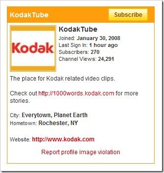 Jenny - Kodak Tube