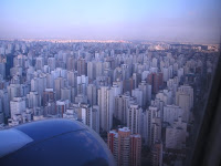 Flying into Sao Paulo, Brazil