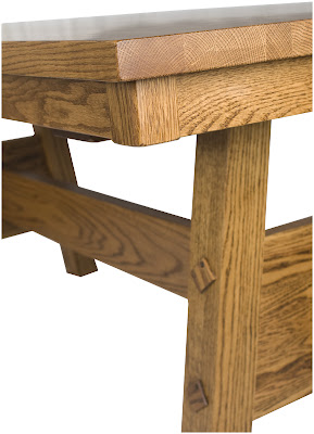 Geneva Table in Rustic Oak