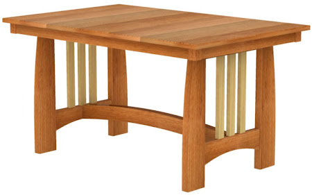 Sonora Dining Table in Cherry and Hard Maple