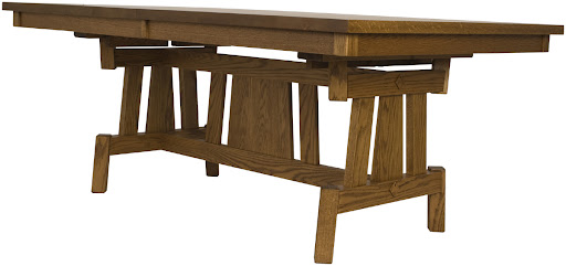 70" x 42" Shenzen Table in Autumn Oak