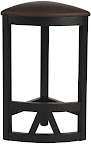 Barcelona Barstool, Medium and Midnight Oak