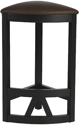 Barcelona Barstool, Medium and Midnight Oak