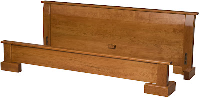 Sumatra Platform Bed in Cherry, Oil & Wax