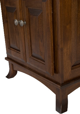 Rochester Nightstand Shown in Blackened Oak