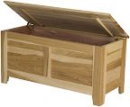 Shaker Cedar Chest Shown in Natural Hickory