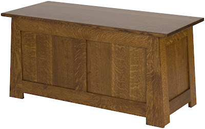 Teton Chest Shown in Rustic Quarter Sawn Oak