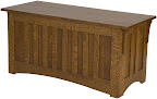 Mission Cedar Chest Shown in Rustic Quarter Sawn Oak