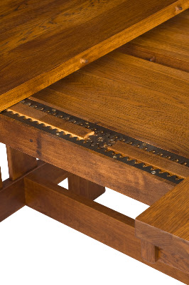 70 x 42 Plains Mission Dining Table in Rustic Oak