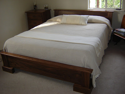 Sumatra Platform Bed in Natural Walnut
