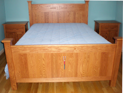 Florence Bed Frame in Cinnamon Oak