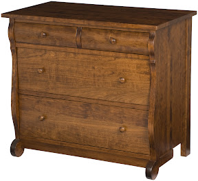 Classic Changing Table in Antique Cherry