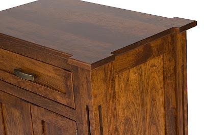 Sacramento Nightstand Shown in Blackened Oak