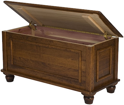 Lotus Chest, Mahogany Oak