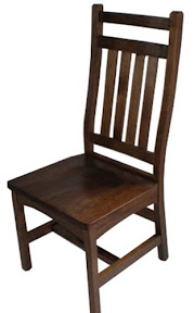trestle dining chair