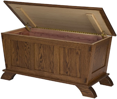 Baroque Chest in Rustic Oak