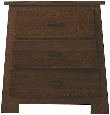 Teton Nightstand, Rustic Quarter Sawn Oak