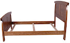 Haiku Bed, Oak Hardwood, Medium Finish