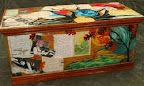 Original Quest Skinner painted hope chest entitled �Naomi�s Hope�
