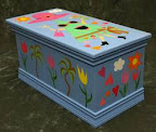 Original Nancy Hoke  painted hope chest entitled �Serenading Thoughts�
