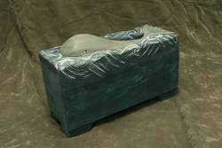 Original Catherine Norman-Donavan carved and painted hope chest entitled �Saoirse�