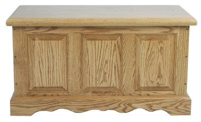 Hope Chest, Oak Hardwood, Honey Finish