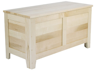 Shaker Chest, Maple Hardwood, Natural Finish