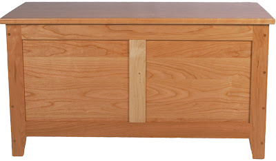 Shaker Chest, Cherry Hardwood, Natural Finish