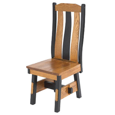 Savoy Chair Shown in Medium and Midnight Oak