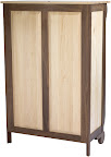 Classic Dresser, Hard Maple and Walnut, Natural Finish