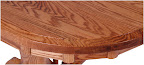 60 x 42 Riverside Dining Table, Oak Hardwood, Medium Finish