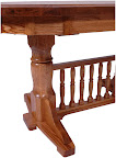 60 x 42 Riverside Dining Table, Oak Hardwood, Medium Finish